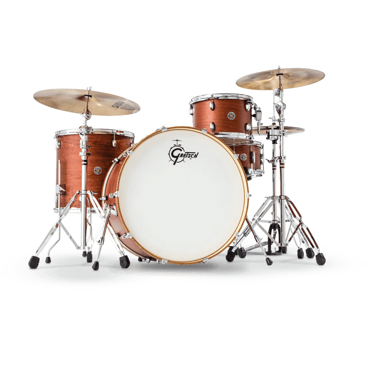 Gretsch Catalina Club 3 Piece Drum Set With 24 BD - Satin Walnut Glaze