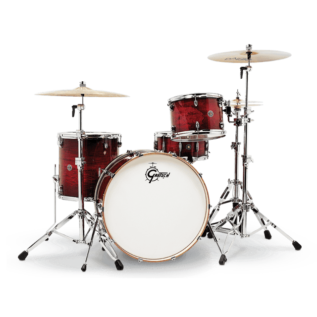Gretsch Catalina Club Rock 4 Piece Drum Set - Gloss Crimson Burst