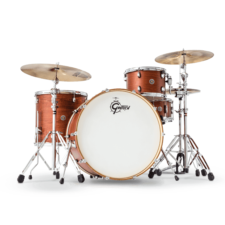 Gretsch Catalina Club Rock 4 Piece Drum Set - Satin Walnut Glaze