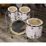 DW Collectors Maple 4pc Drum Set White Crystal