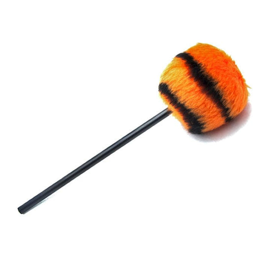 Danmar Furry Kick Beater, Orange Tiger, Black Shaft
