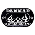 Danmar Bass Drum Double Impact Pad w/Flame Graphic