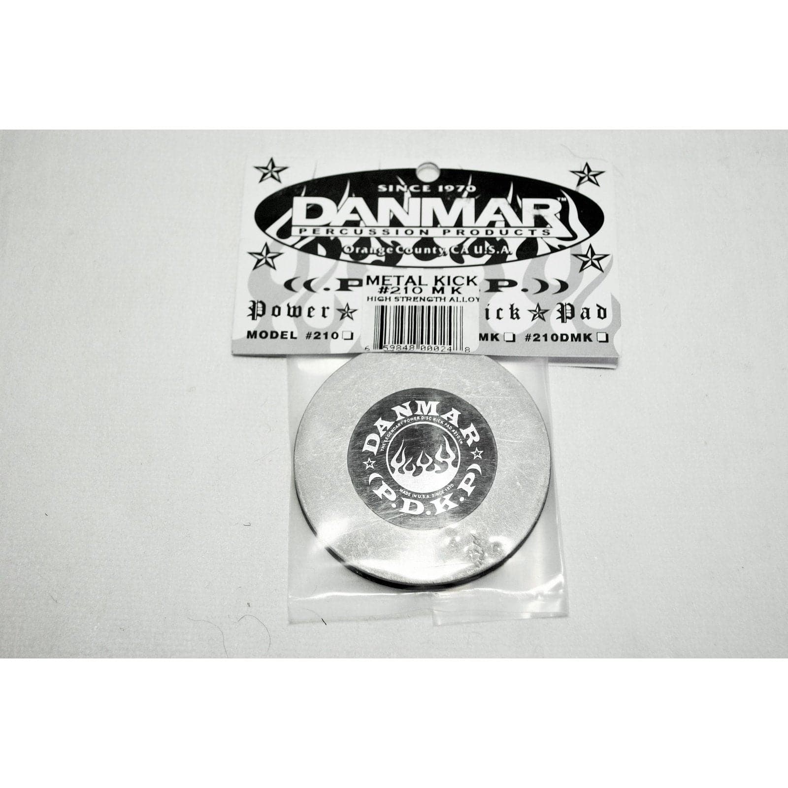 Danmar Metal Bass Drum Single Impact Pad