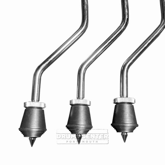 Danmar Floor Tom Legs w/Adjustable Spike Feet 10mm Set of 3