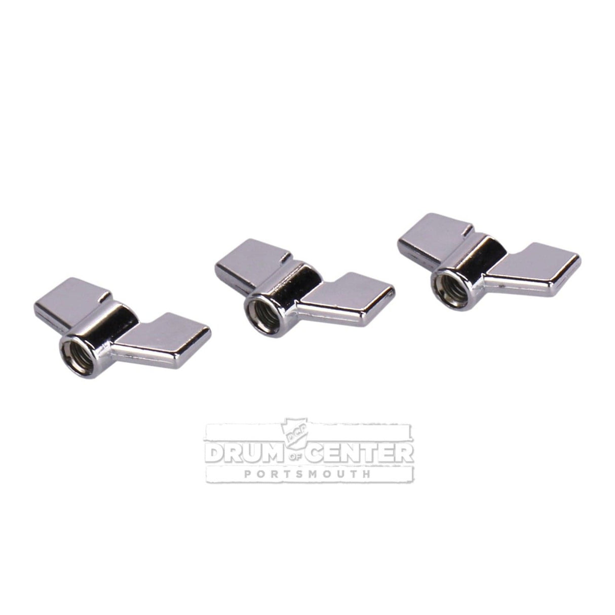 Danmar Wing Nut Topper for Cymbal Stand Chrome 3pack