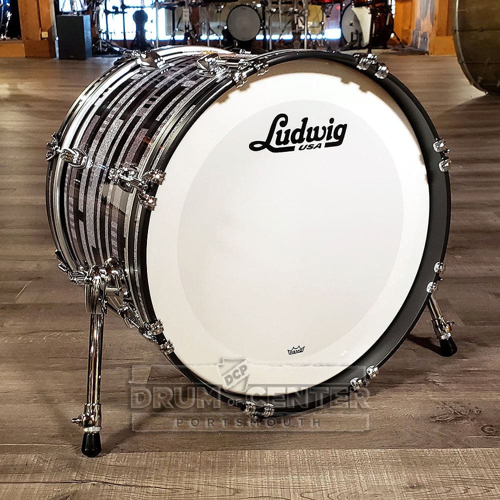 Ludwig Classic Maple Digital Black Sparkle 20x14 Bass Drum