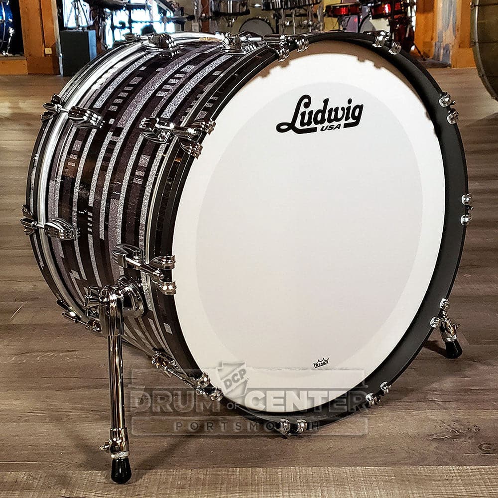 Ludwig Classic Maple Digital Black Sparkle 22x12 Bass Drum