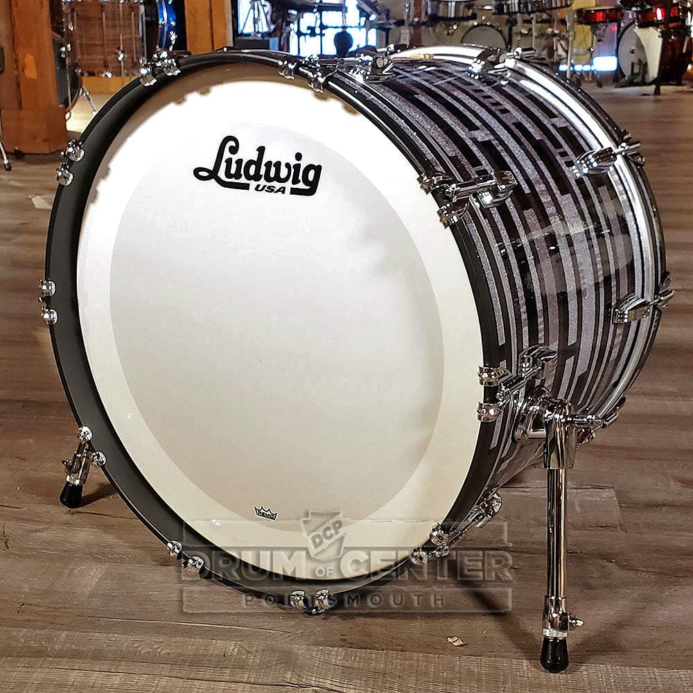 Ludwig Classic Maple Digital Black Sparkle 22x16 Bass Drum