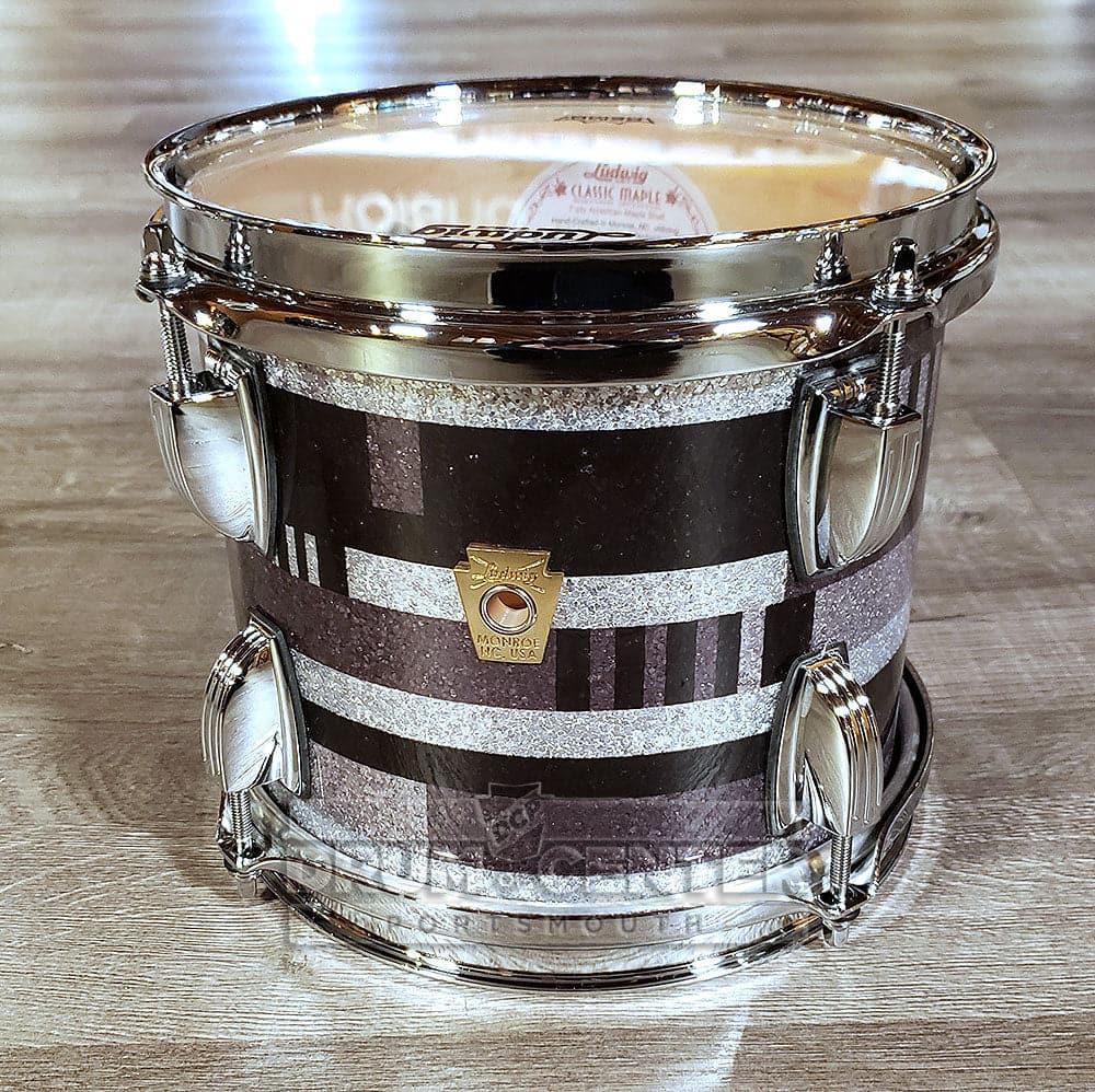 Ludwig Classic Maple Digital Black Sparkle 8x7 Tom