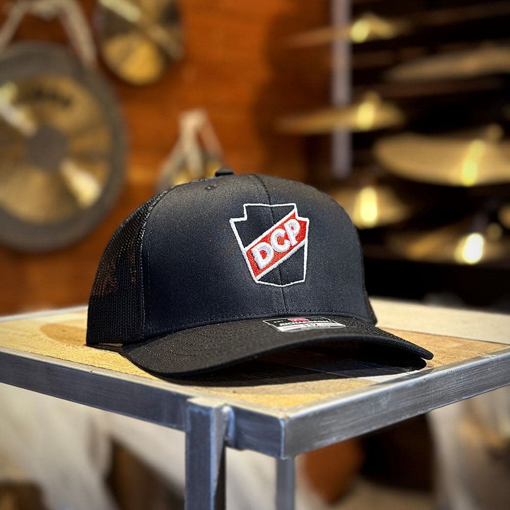 DCP Apparel: Trucker Hat, Black w/3D Badge
