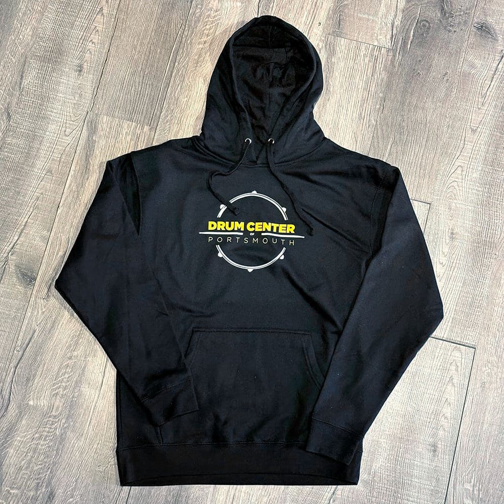 DCP Apparel : Hoodie, Black w/NEW Yellow/White Logo, Large