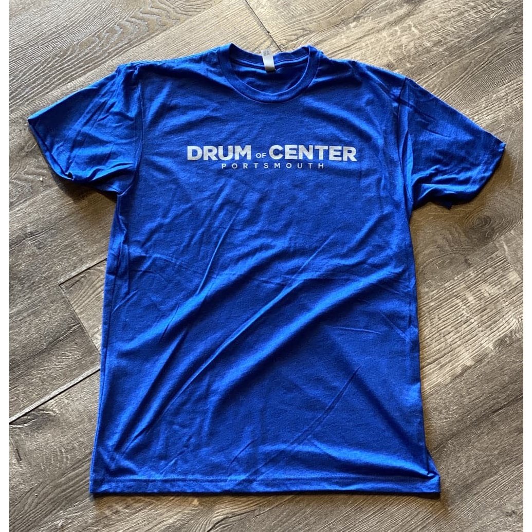 DCP Apparel : T-Shirt, Blue w/Gray Logo, Large