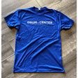 DCP Apparel : T-Shirt, Blue w/Gray Logo, Small