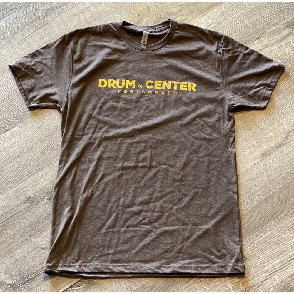 DCP Apparel : T-Shirt, Brown w/Gold Logo, Medium