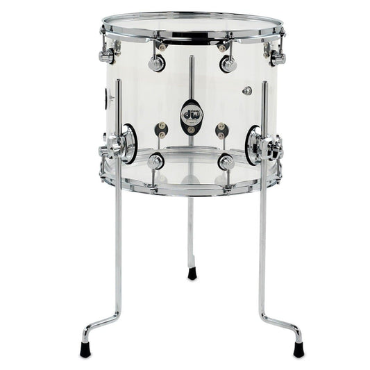 DW Design Floor Tom 14x12 Clear Acrylic