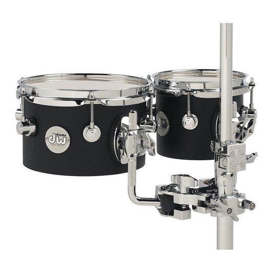 DW Design 6x5/8x5 Concert Toms w/Mount - Black Satin