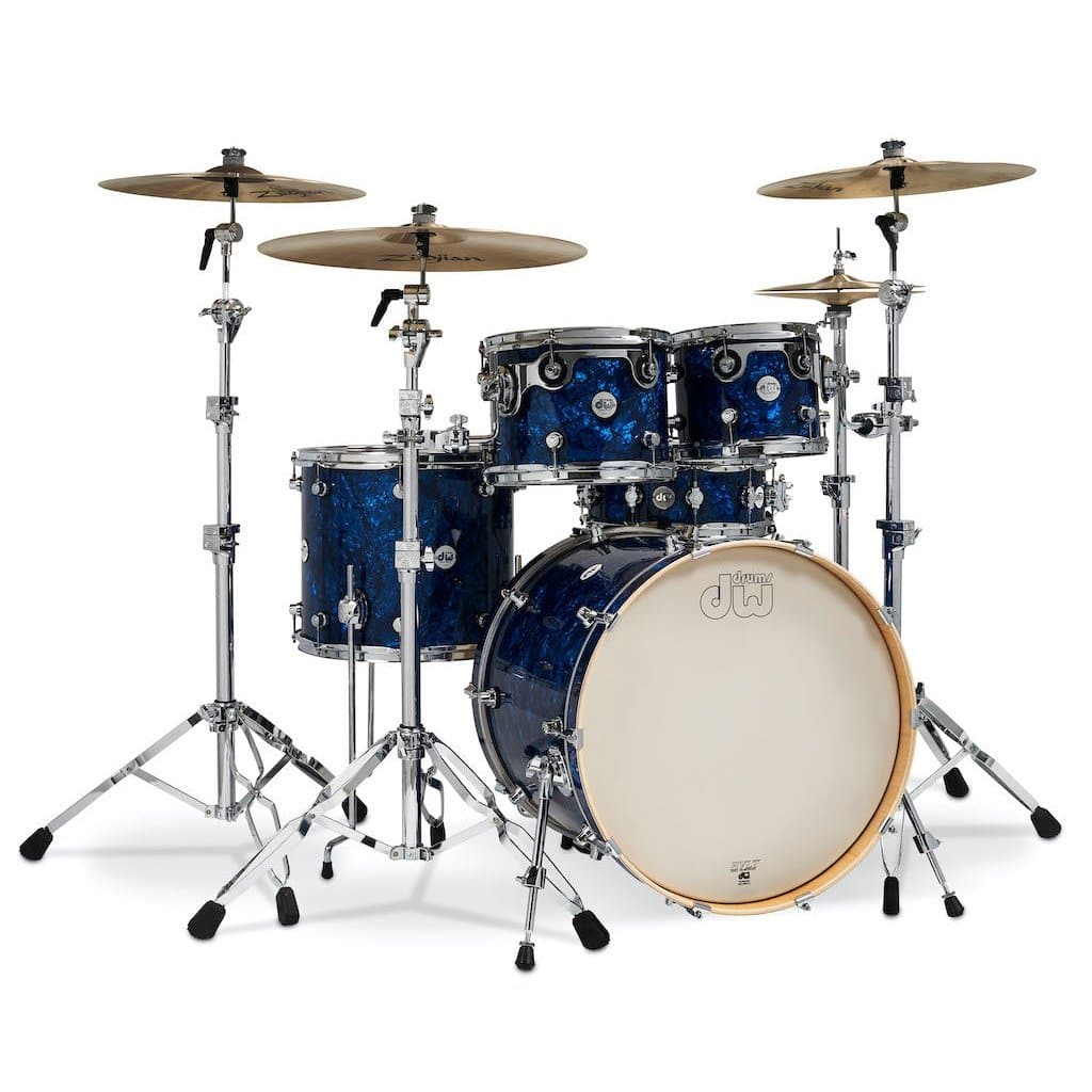 DW Design Series Finish Ply Drum Set - Deep Blue Marine