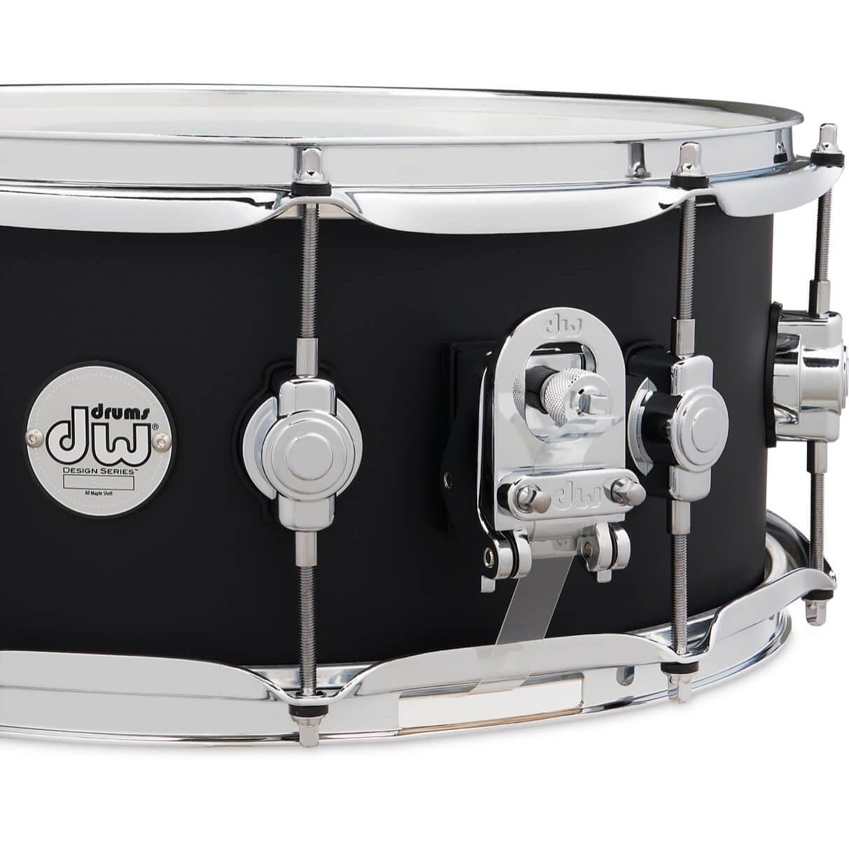 DW Design Snare Drum 14x6 Black Satin