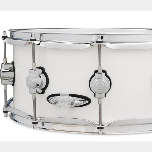 DW Design Snare Drum 14x6 Gloss White