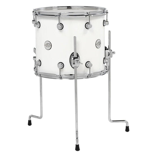 DW Design 14x12 Floor Tom w/Legs - Gloss White