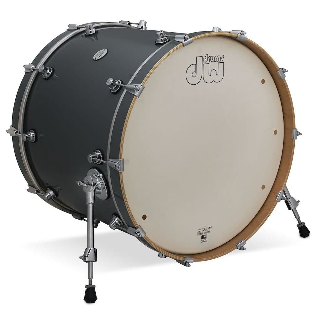 DW Design Bass Drum 22x18 Steel Gray