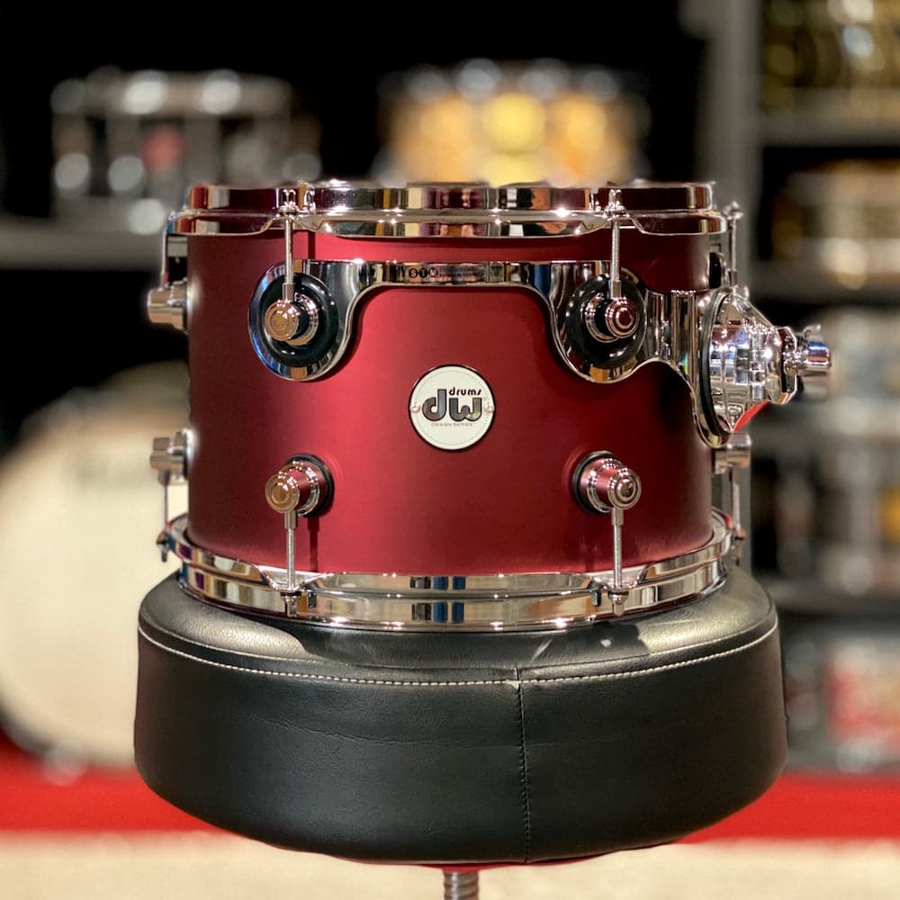 DW Design 12x8 Tom Satin Crimson Metallic