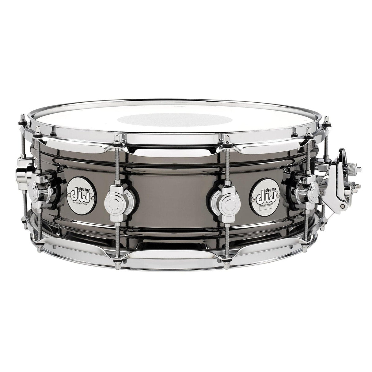 DW Design Black Nickel Over Brass Snare Drum 14x5.5