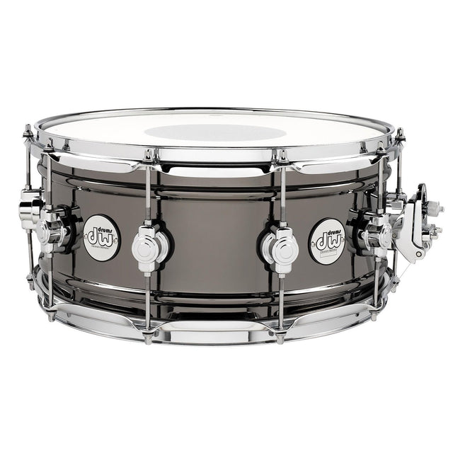 DW Design Black Nickel Over Brass Snare Drum 14x6.5