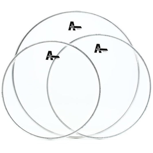 Attack Proflex1 Drum Head Pro Pack 12/13/16 Clear
