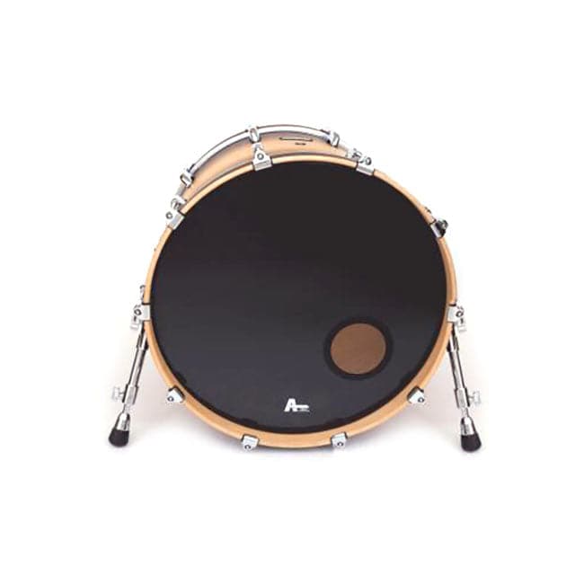 Attack Proflex1 No Overtone Bass Drum Head 24" Black Ported