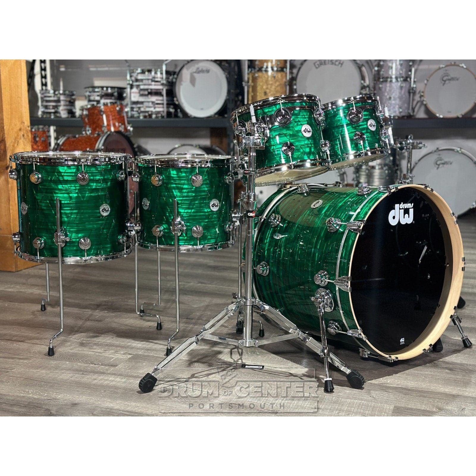 Batería de 5 piezas Maple VLT 333 Emerald OnyxBatería de 5 piezas Maple VLT 333 Emerald Onyx  