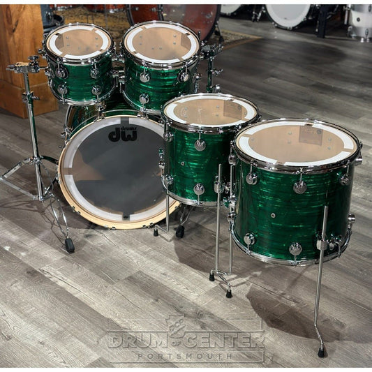 DW Collectors Maple VLT 333 5pc Drum Set Emerald Onyx