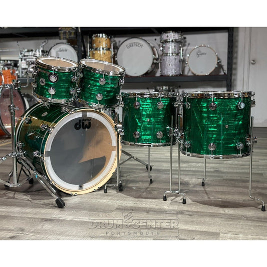DW Collectors Maple VLT 333 5pc Drum Set Emerald Onyx