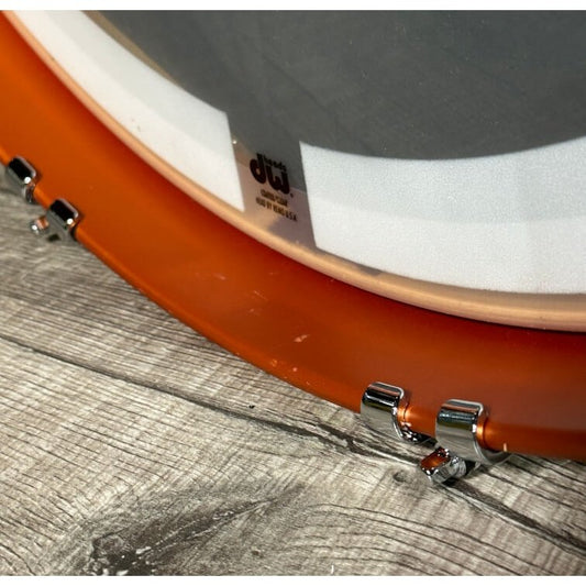 Used DW Performance Series Bass Drum 24x18 Hard Satin American Rust