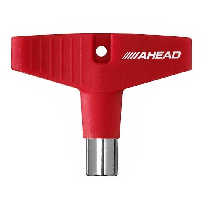 Ahead "GripKey" Drum Key (Red Silicone Grip)