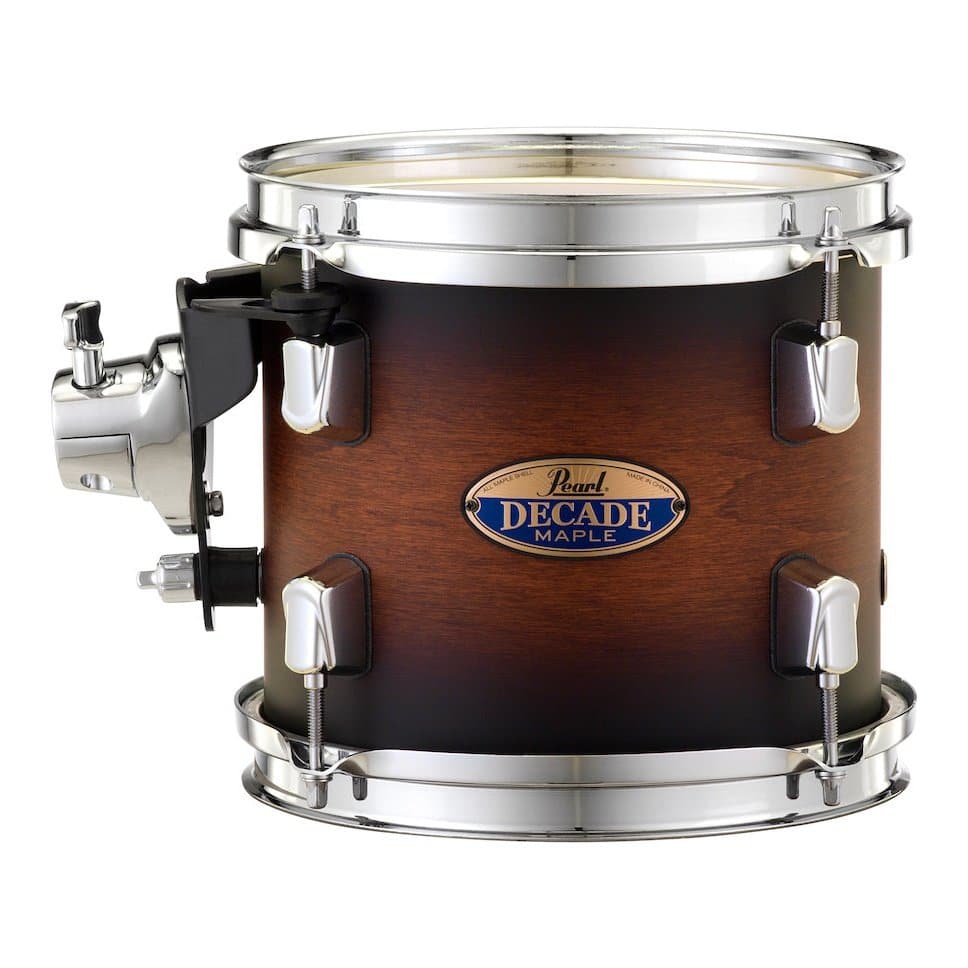 Pearl Decade Maple Rack Tom 8x7 Satin Brown Burst