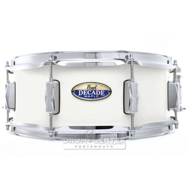 Pearl Decade Maple 14"x5.5" Snare Drum - White Satin Pearl