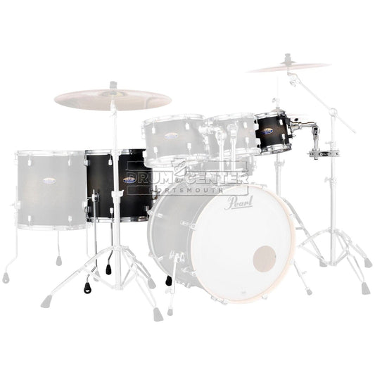 Pearl Decade Maple 2pc Add-On Tom Pack 8/14 Satin Black Burst