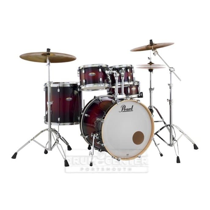 Pearl Decade Maple 22/16/12/10/14S 5-pc. Drum Set, Deep Redburst