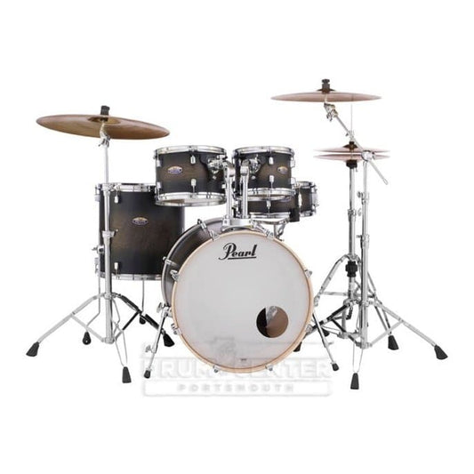 Pearl Decade Maple 22/16/12/10/14S 5-pc. Drum Set, Satin Blackburst