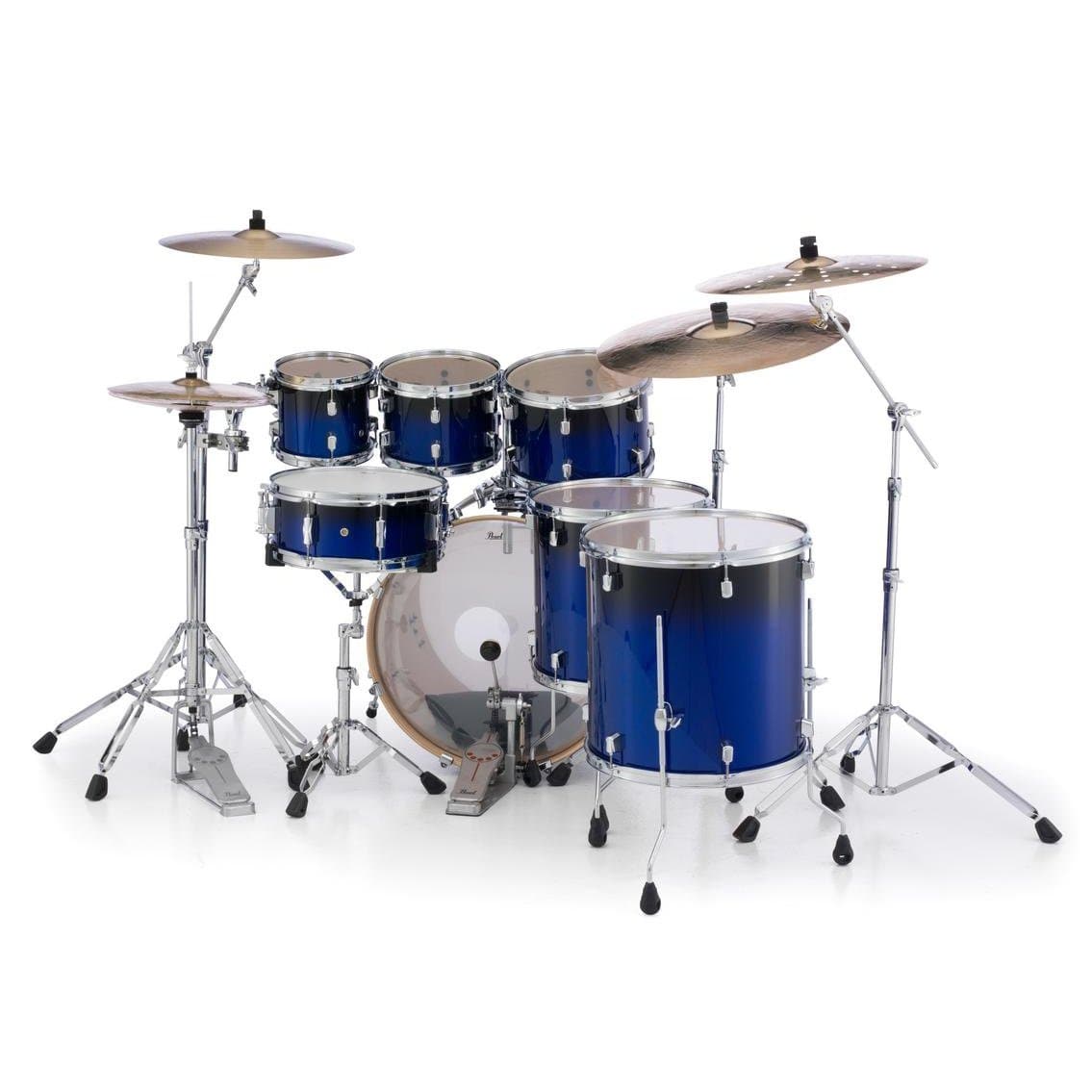 Pearl Decade Maple 7pc Drum Set w/22bd - Kobalt Blue Fade