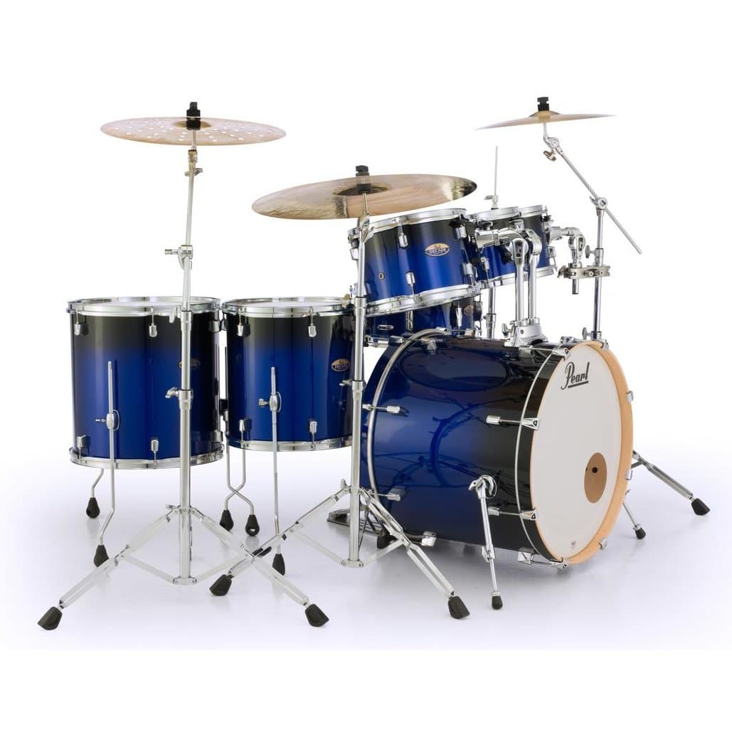 Pearl Decade Maple 7pc Drum Set w/22bd - Kobalt Blue Fade
