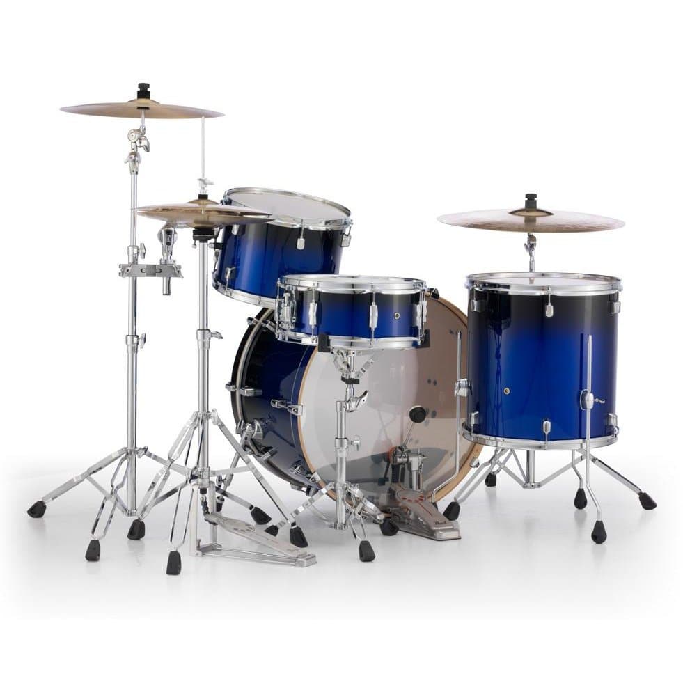 Pearl Decade Maple 3pc Drum Set w/24bd - Kobalt Blue Fade