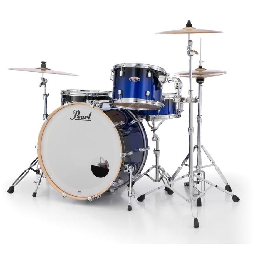 Pearl Decade Maple 3pc Drum Set w/24bd - Kobalt Blue Fade