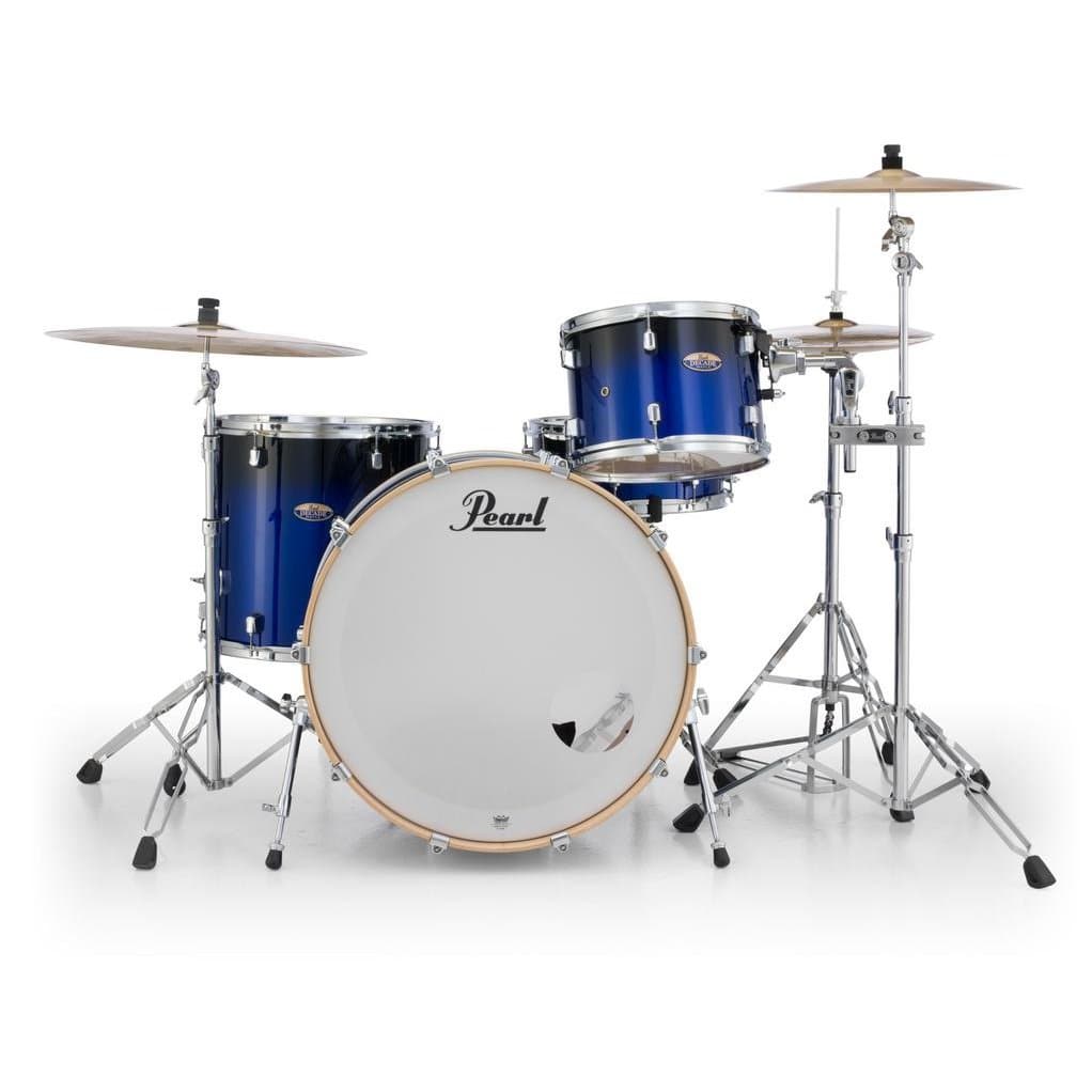 Pearl Decade Maple 3pc Drum Set w/24bd - Kobalt Blue Fade
