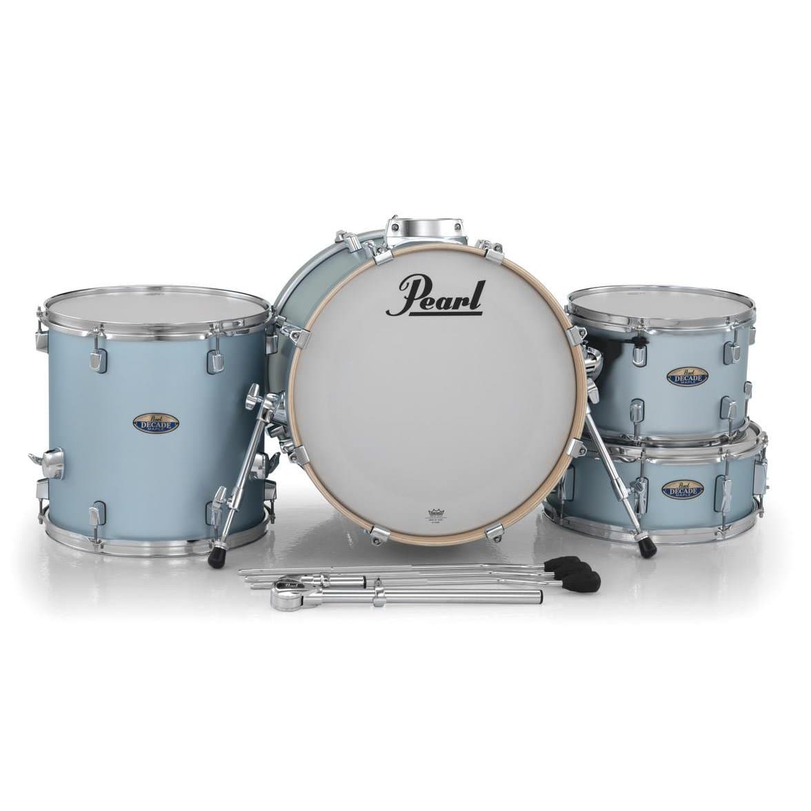 Pearl Decade Maple 4pc Bop Drum Set Blue Mirage