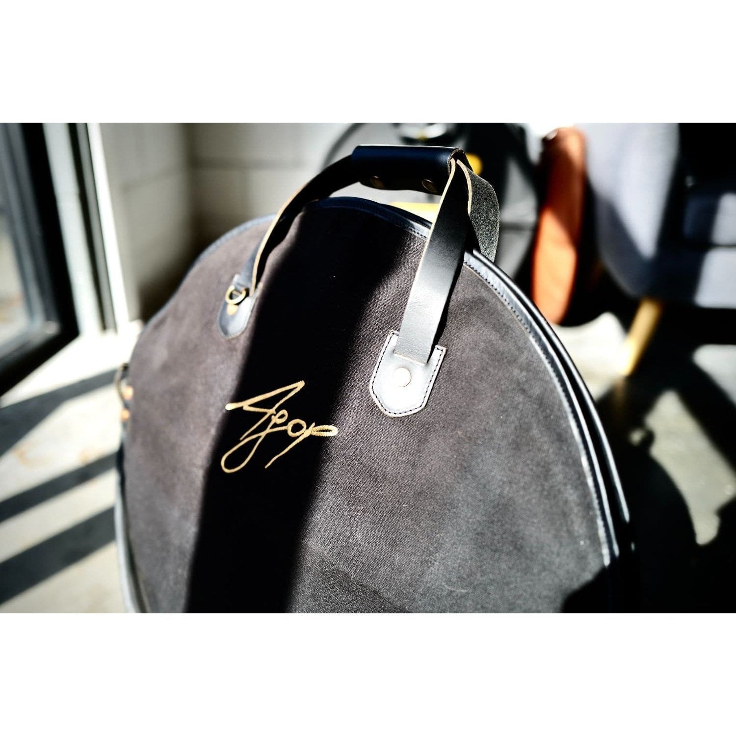 Istanbul Agop Waxed Canvas Leather Cymbal Bag 26"