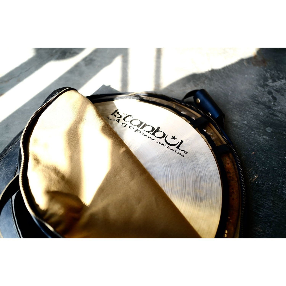 Istanbul Agop Waxed Canvas Leather Cymbal Bag 26"