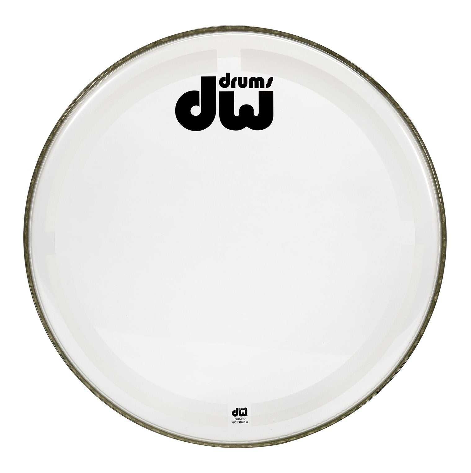 DW Drum Heads : 28 Inch Coated Clear Bass Drum Head