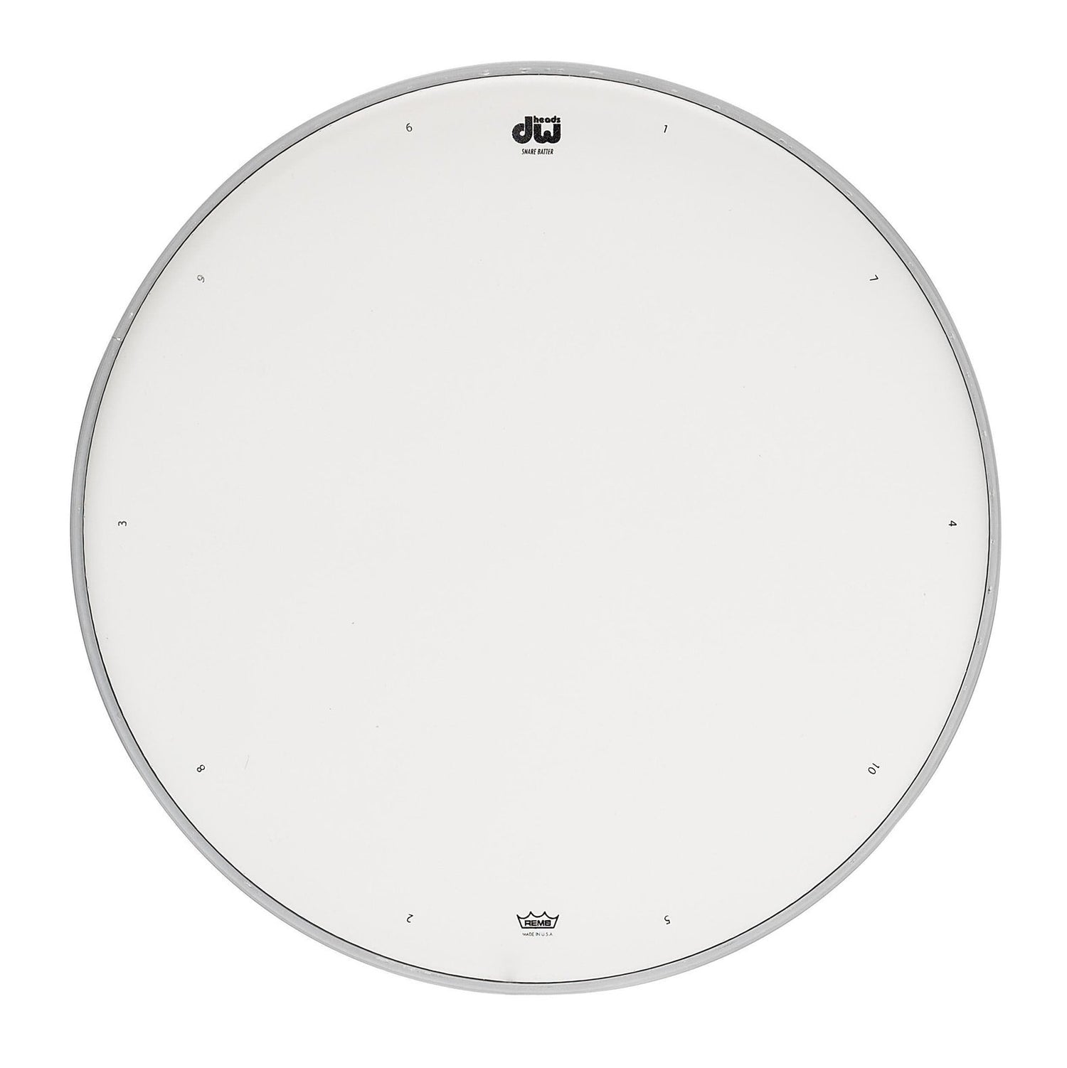 DW Drum Heads 10In Coated Snare Head w/Tuning Sequenc Drum Center
